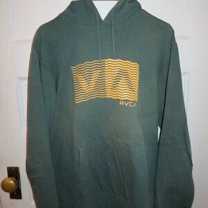 RVCA Green Logo Hoodie
